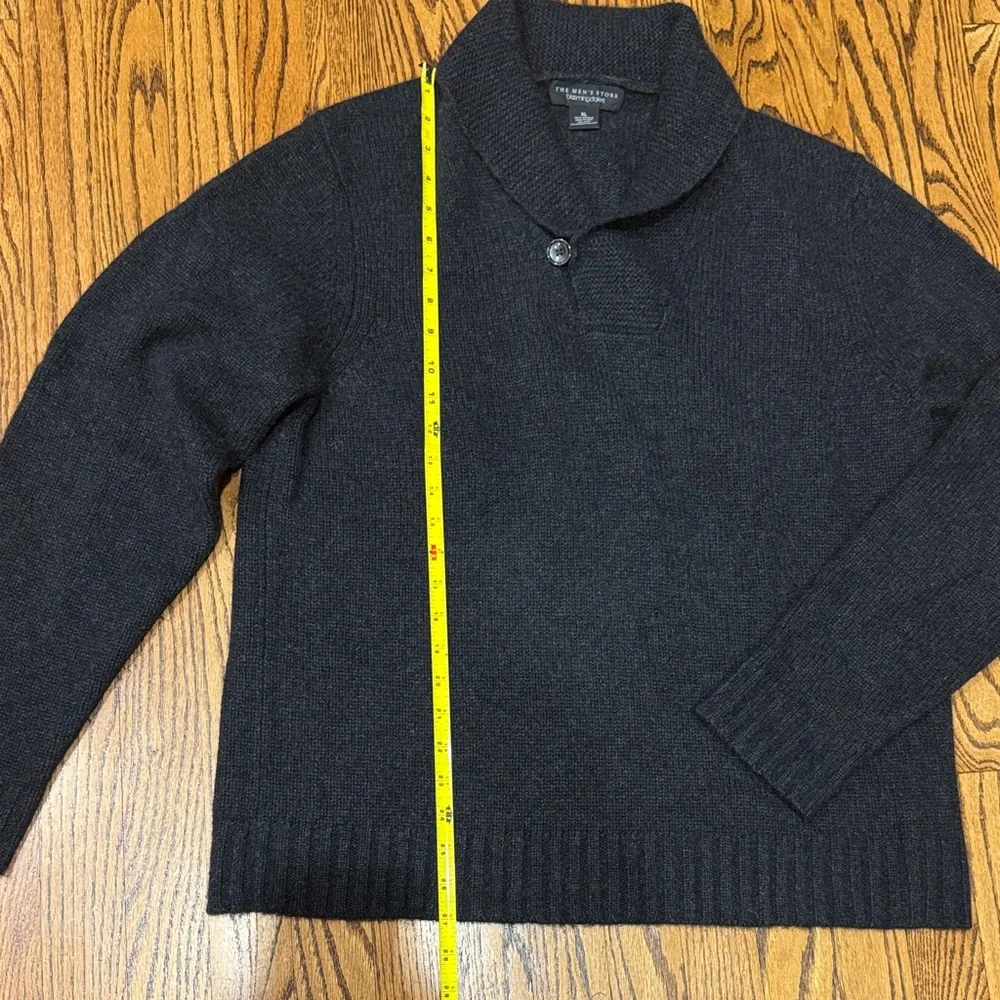 Bloomingdale's Black v-neck /cowl neck Sweater for Men - Picture 6 of 11